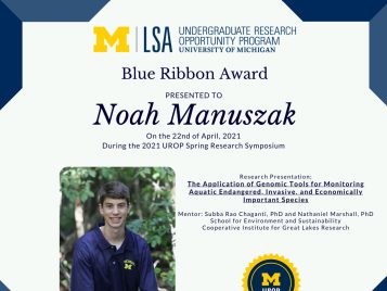 2021 UROP Spring Symposium Blue Ribbon IG 1 